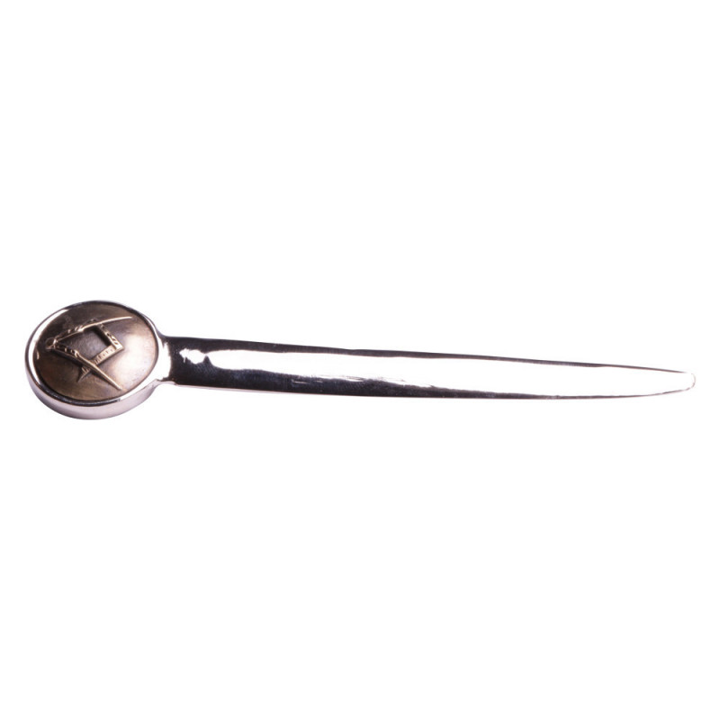 Coupe papier Francs-maçons équerre et compas maçonnique atelier By Mode France.