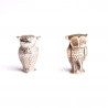 Chouette Miniature Animal Porte Bonheur Figurine Collection Décoration Artisanale